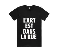 Boutiques de musées Tee shirt L'Art est dans la rue Clearance