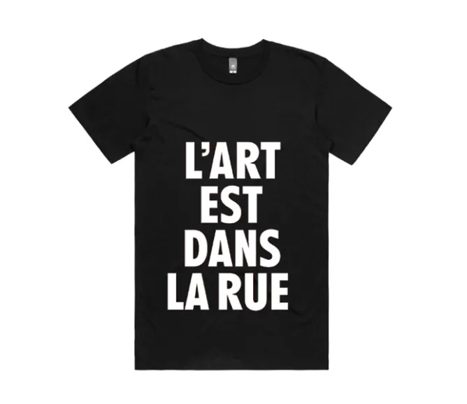 Boutiques de musées Tee shirt L'Art est dans la rue Clearance