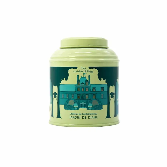 Alimentaire<Boutiques de musées Thé vert Jardin de Diane - Château de Fontainebleau - Thés Christine Dattner