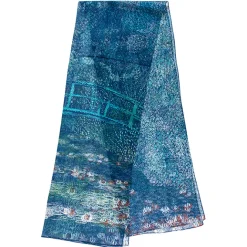Foulards, Étoles, Châles<Boutiques de musées Étole Claude Monet - Harmonie Bleue 60x180 cm