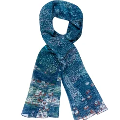 Foulards, Étoles, Châles<Boutiques de musées Étole Claude Monet - Harmonie Bleue 60x180 cm