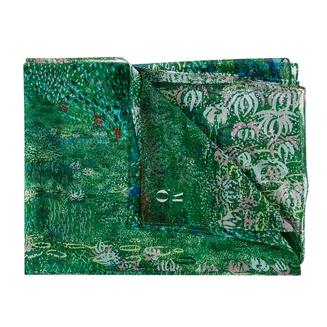 Foulards, Étoles, Châles<Boutiques de musées Étole Claude Monet - Harmonie Verte 60x180 cm