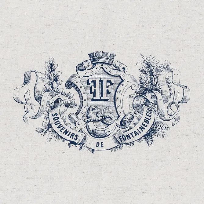 Boutiques de musées Torchon Souvenirs de Fontainebleau 48X72 cm Online