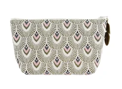 Trousses, Pochettes<Boutiques de musées Trousse Art Nouveau Paon rose - 21 x 11cm