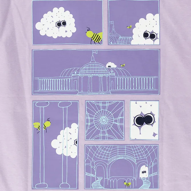 Habits Et Accessoires<Boutiques de musées T-shirt Cumulo & Réséda Violet - Grand Palais