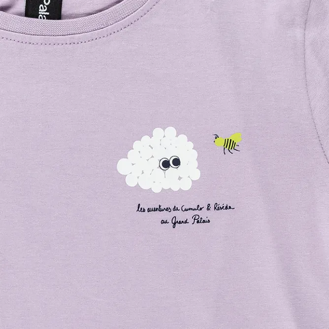 Habits Et Accessoires<Boutiques de musées T-shirt Cumulo & Réséda Violet - Grand Palais