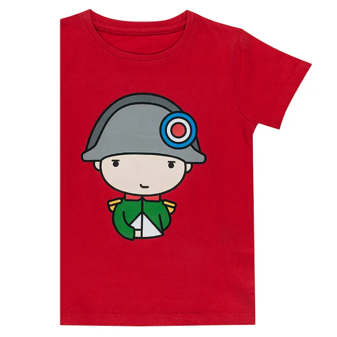Habits Et Accessoires<Boutiques de musées T-Shirt Enfant Napoléon Rouge