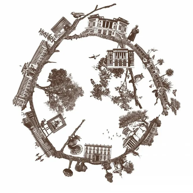 T-Shirts Et Sweats<Boutiques de musées T-shirt Madrid Prado - Musée du Prado - Bleu