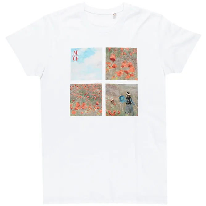 Boutiques de musées T-shirt Mixte Multivues Claude Monet - Coquelicots Clearance