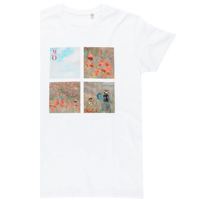 Boutiques de musées T-shirt Mixte Multivues Claude Monet - Coquelicots Clearance