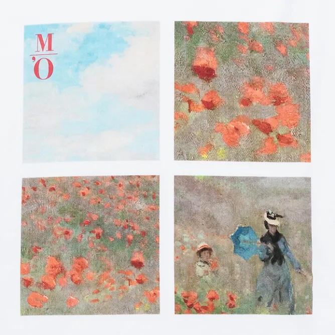 Boutiques de musées T-shirt Mixte Multivues Claude Monet - Coquelicots Clearance