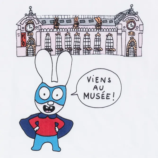 Habits Et Accessoires<Boutiques de musées T-shirt Mixte Simon Superlapin - Musée d'Orsay
