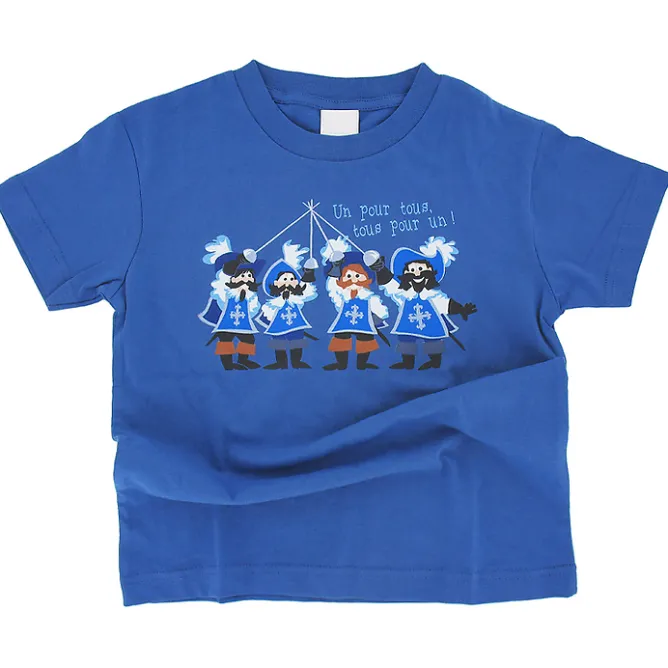 Boutiques de musées T-shirt Mousquetaires Bleu Clearance