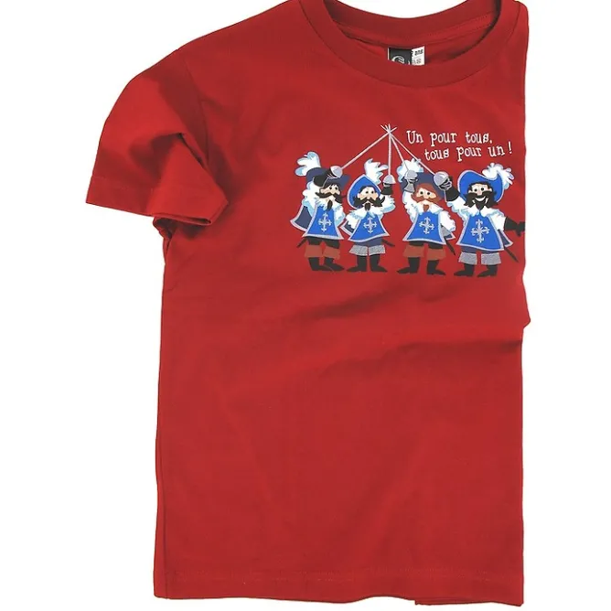 T-Shirts Et Sweats|Habits Et Accessoires<Boutiques de musées T-shirt Mousquetaires Rouge