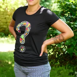 Boutiques de musées T-shirt noir Femme Niki de Saint Phalle - Point d'interrogation Discount