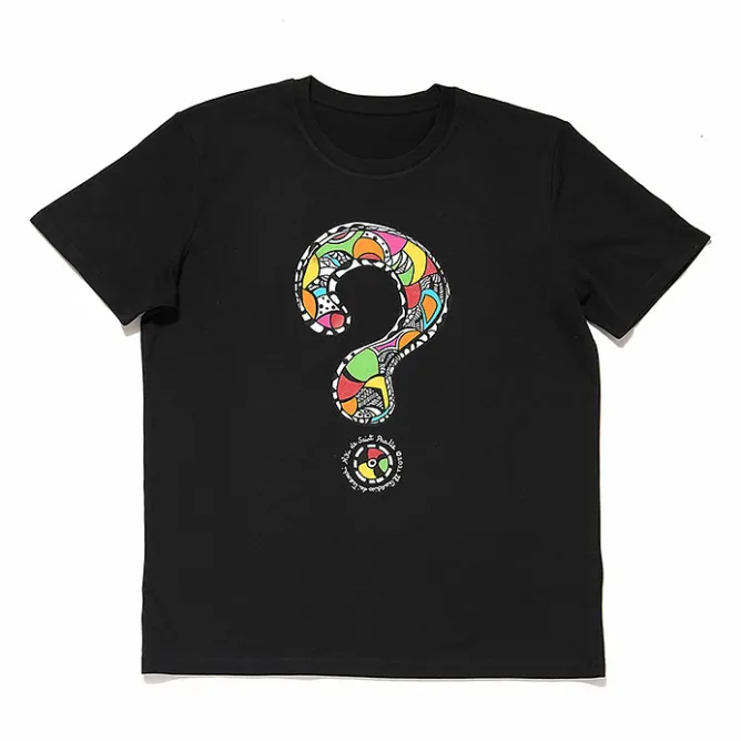 Boutiques de musées T-shirt noir Homme Niki de Saint Phalle - Point d'interrogation Clearance