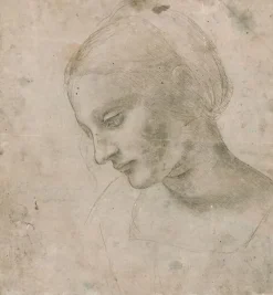 Panneaux Aluminium|Panneaux Acryliques<Boutiques de musées Tête de femme et croquis d'homme (panneaux aluminium)