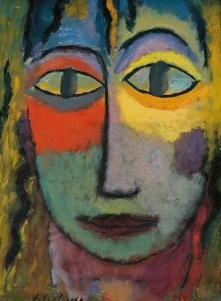 Boutiques de musées Tête de femme « Méduse ». Lumière et Ombre (affiches d'art encadrées) New