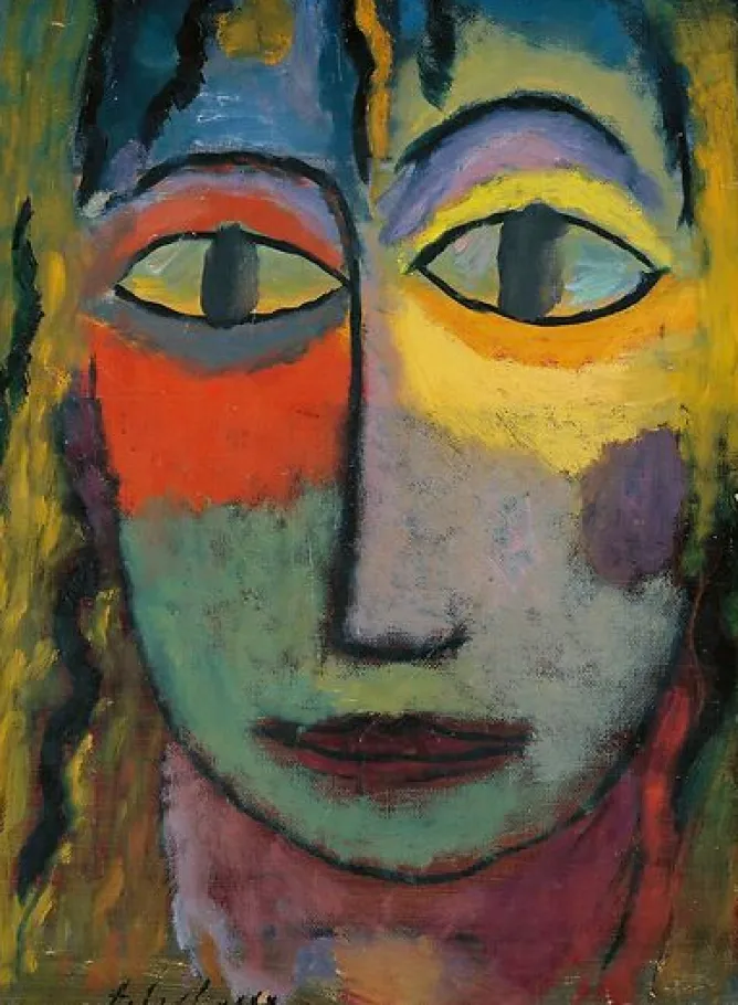 Boutiques de musées Tête de femme « Méduse ». Lumière et Ombre (affiches d'art encadrées) New