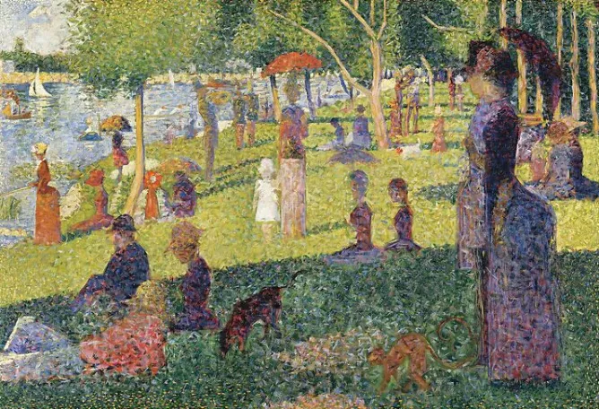 Panneaux Aluminium|Panneaux Acryliques<Boutiques de musées Étude pour « Un dimanche à la Grande Jatte » (panneaux aluminium)