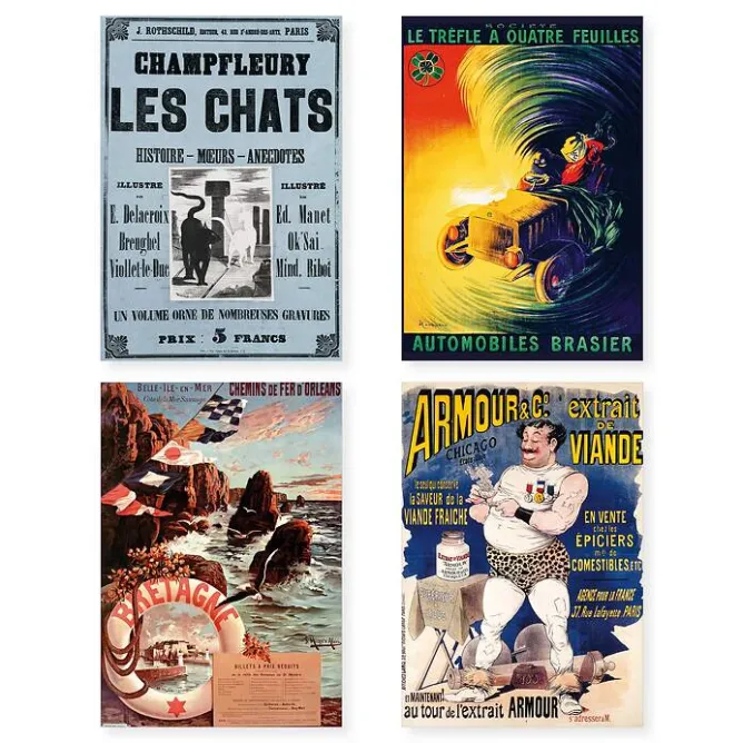 Cartes Et Marques Pages<Boutiques de musées Étui de cartes 10 cartes postales - L'Art est dans la rue