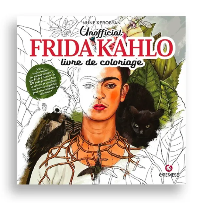 Boutiques de musées Unofficial Frida Kahlo - Livre de coloriage Discount