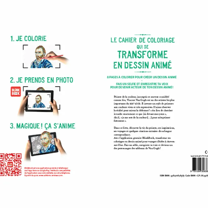 Boutiques de musées Van Gogh - Cahier de dessin animé Outlet