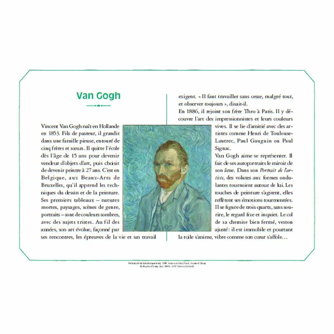 Boutiques de musées Van Gogh - Cahier de dessin animé Outlet