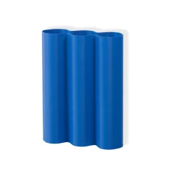 Boutiques de musées Vase Álvaro 3 - Bleu mat - Warren & Laetitia Discount