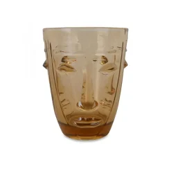 Art De La Table<Boutiques de musées Verre à eau Visage Ambre