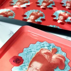 Design|Art De La Maison<Boutiques de musées Vide-poche Marie-Antoinette Pop Corail - 15 x 15 cm