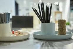 Boutiques de musées Vide-poche O-Tidy Michel Charlot - Gris ciel - Vitra Clearance