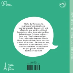 Boutiques de musées Voyage au temps des impressionnistes avec Monet - Les grandes histoires de l'histoire de l'art Discount