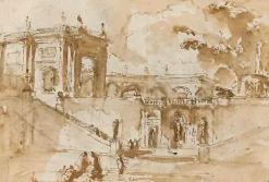 Boutiques de musées Vue de la villa Albani (affiches d'art) Hot