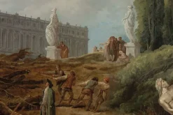 Toiles Encadrées|Affiches D'Art<Boutiques de musées Vue du Bosquet des "Bains d'Apollon" (toiles encadrées)
