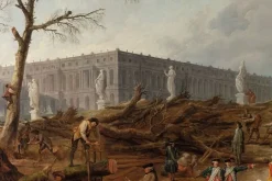 Toiles Sans Cadre|Affiches D'Art Encadrées<Boutiques de musées Vue du Bosquet des "Bains d'Apollon" (toiles sans cadre)